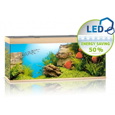 AKWARIUM RIO 450 LED JASNE DREWNO (2X BELKA)